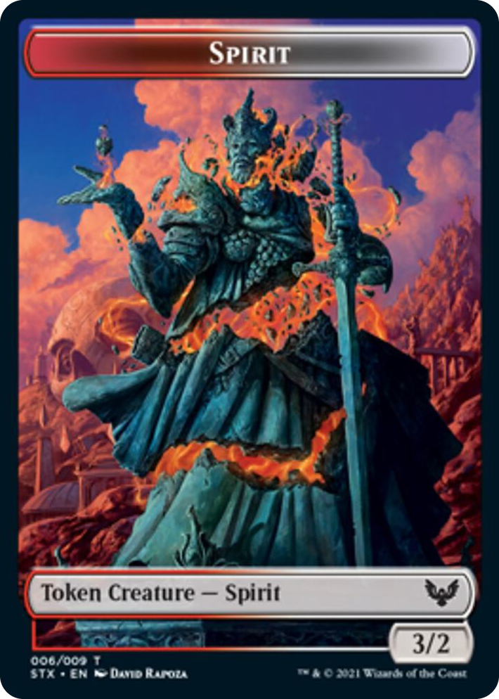0006 Spirit Token T Strixhaven: School of Mages