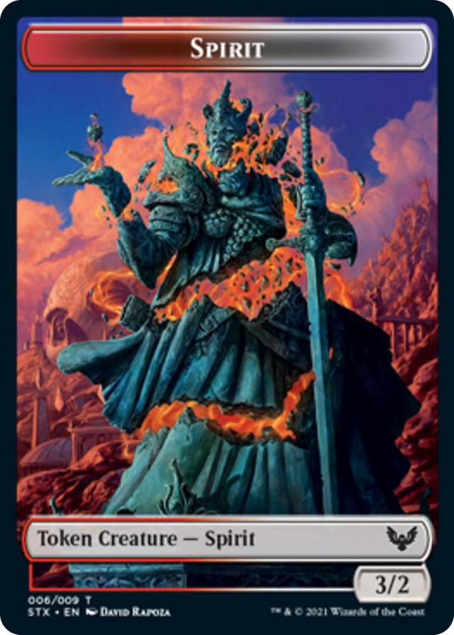 0006 Spirit Token T Strixhaven: School of Mages