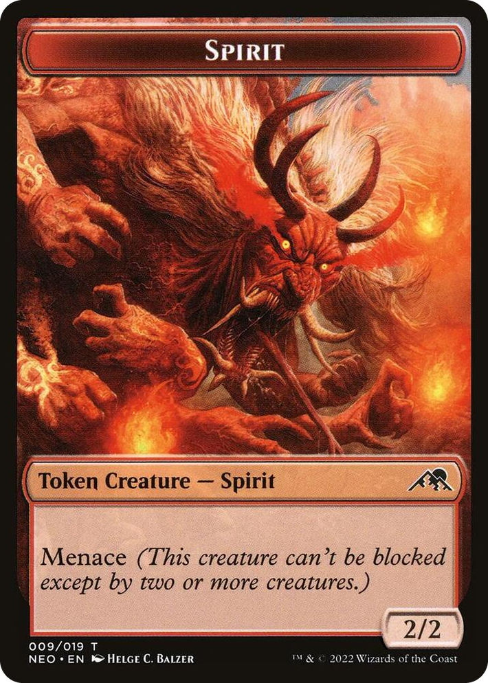 0009 Spirit Token (009) T Kamigawa: Neon Dynasty