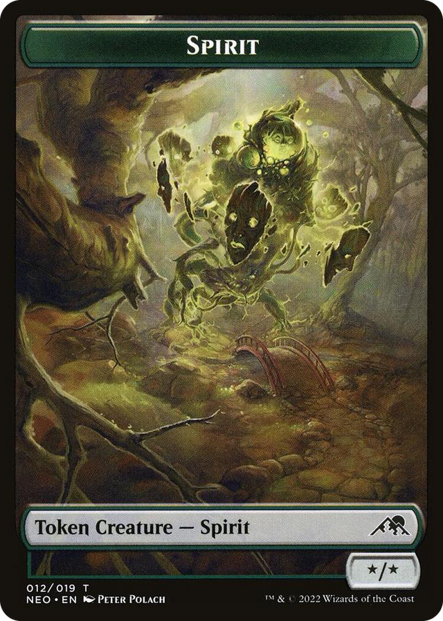 0012 Spirit Token (012) T Kamigawa: Neon Dynasty