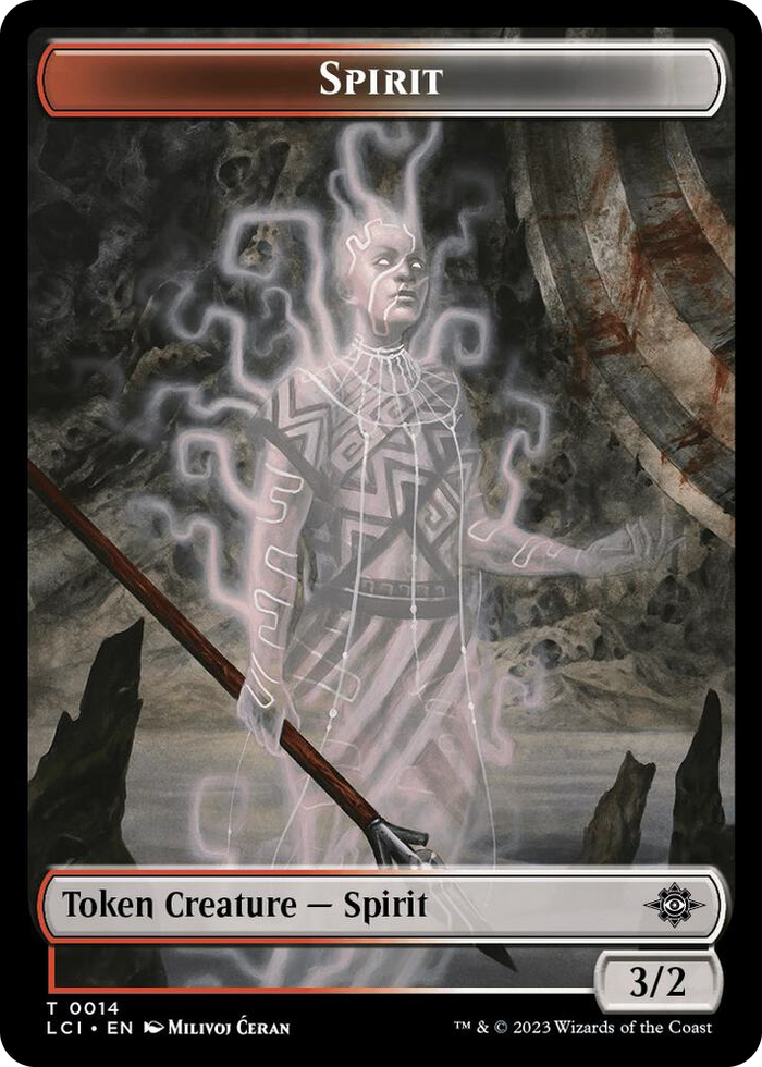 Spirit Token #14 T - The Lost Caverns of Ixalan Pokemon card