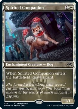 0508 Spirited Companion P Promo Pack: Kamigawa: Neon Dynasty
