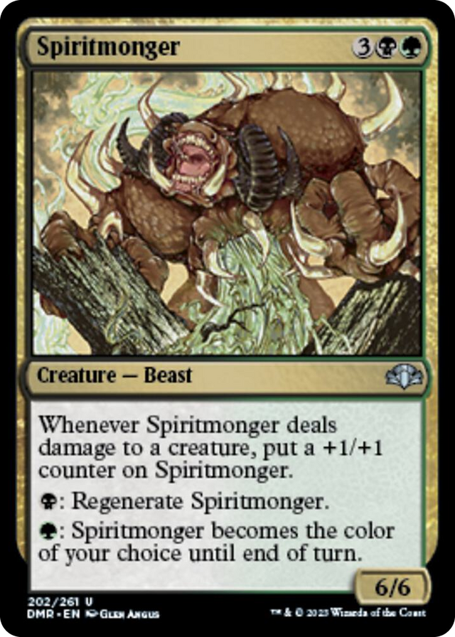 0202 Spiritmonger U Dominaria Remastered
