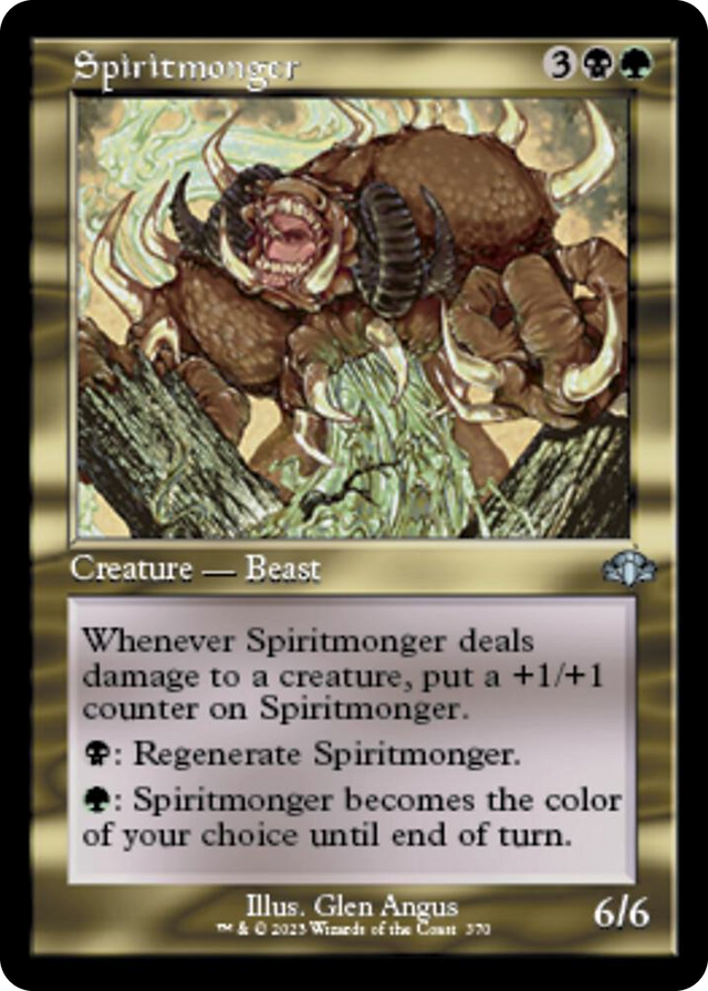 0370 Spiritmonger (Retro Frame) U Dominaria Remastered