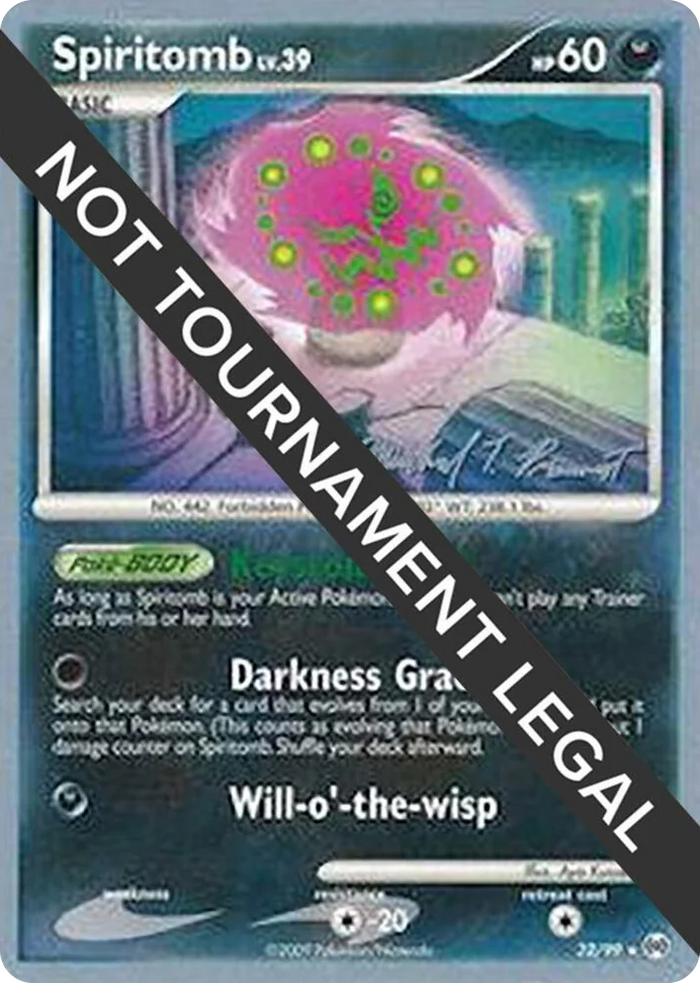 0032 Spiritomb - 2010 (Michael Pramawat) Rare World Championship Decks