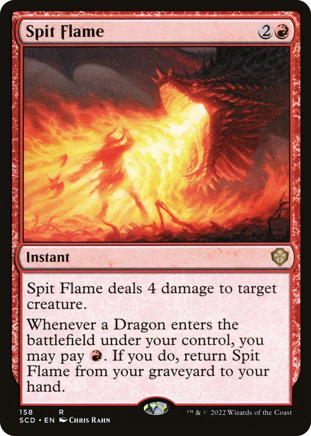 0158 Spit Flame R Starter Commander Decks