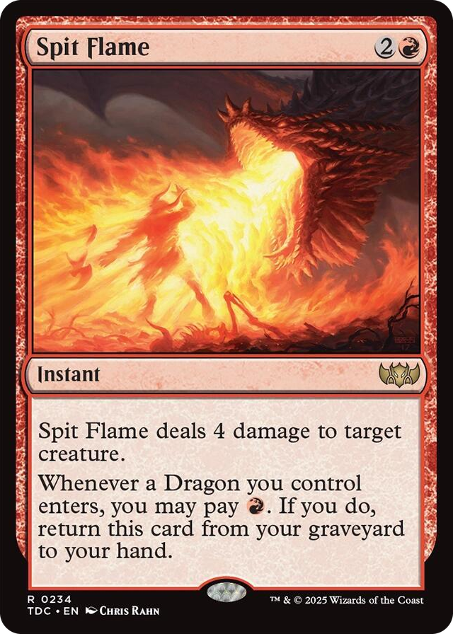 0234 Spit Flame R Commander: Tarkir: Dragonstorm