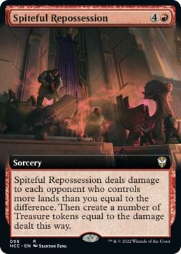 0098 Spiteful Repossession (Extended Art) R Commander: Streets of New Capenna