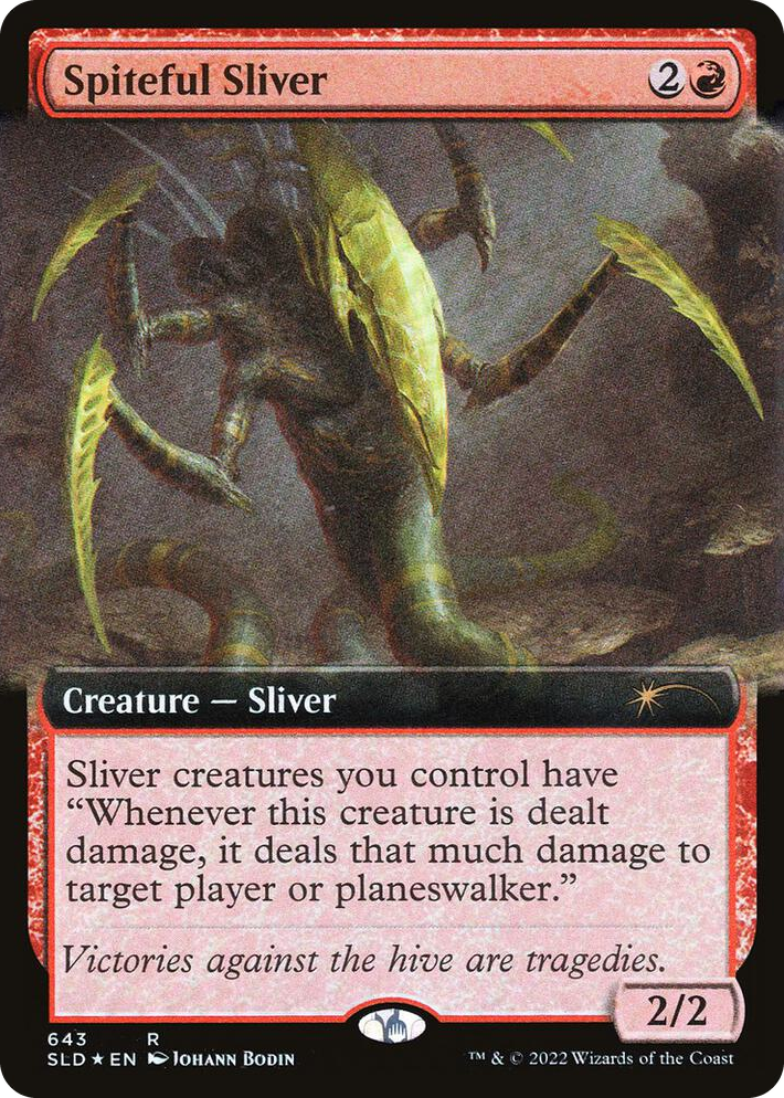 0643 Spiteful Sliver (Extended Art) R Secret Lair Drop Series