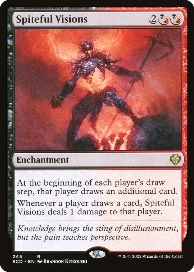 0245 Spiteful Visions R Starter Commander Decks