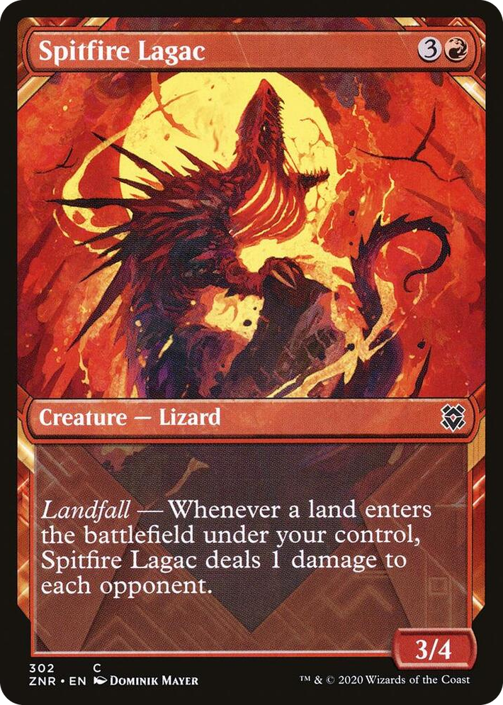 0302 Spitfire Lagac (Showcase) C Zendikar Rising