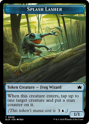 0008 Splash Lasher Token T Bloomburrow