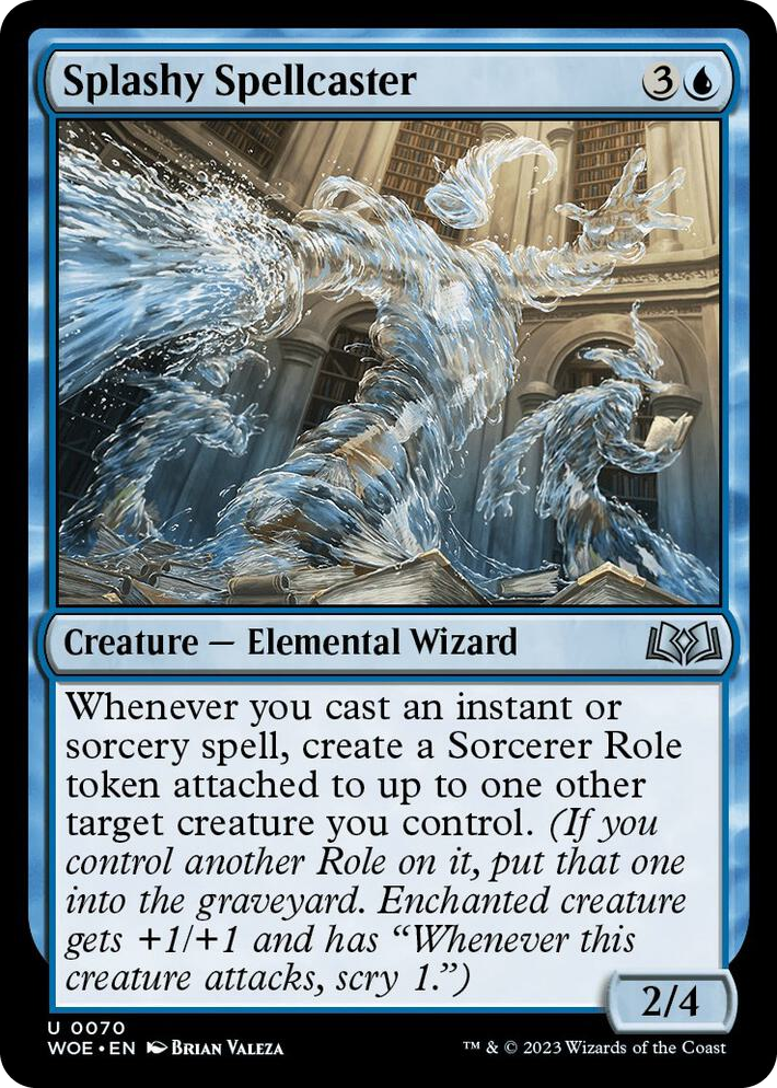 0070 Splashy Spellcaster U Wilds of Eldraine