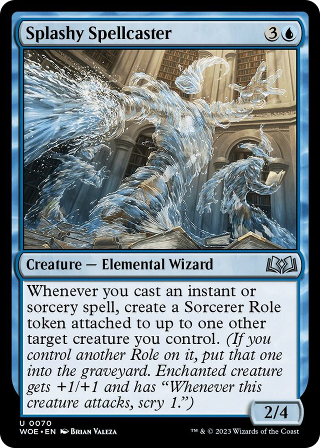 0070 Splashy Spellcaster U Wilds of Eldraine