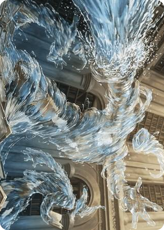 0009 Splashy Spellcaster Art Card S Art Series: Wilds of Eldraine