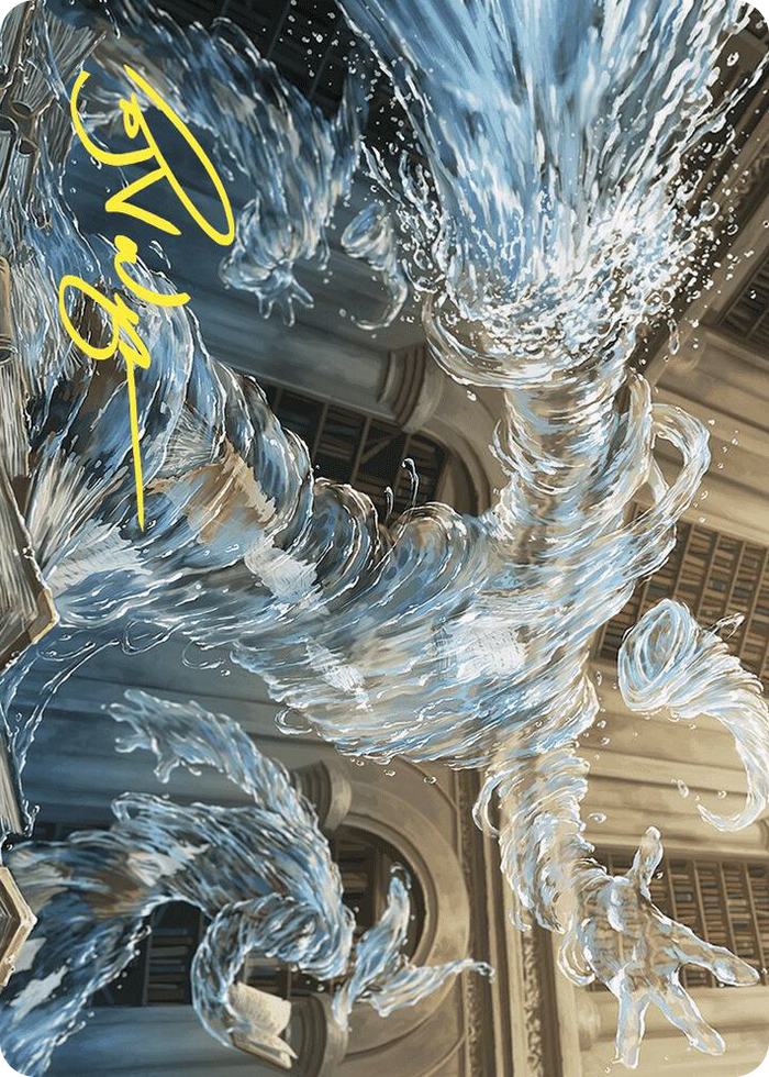 Splashy Spellcaster Art Card (Gold-Stamped Signature) #9 S - Art Series: Wilds of Eldraine Pokemon card