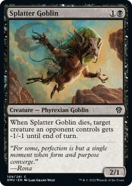 0109 Splatter Goblin C Dominaria United