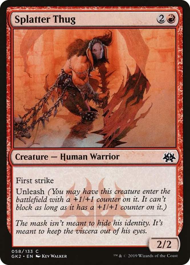0058 Splatter Thug C Ravnica Allegiance: Guild Kits