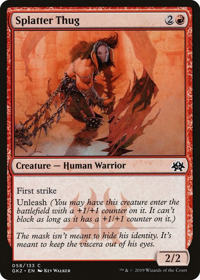 0058 Splatter Thug C Ravnica Allegiance: Guild Kits