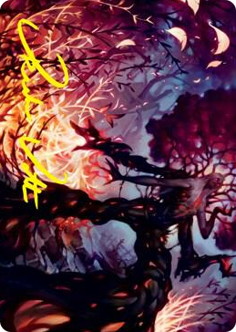 0055 Splendid Reclamation Art Card (Gold-Stamped Signature) S Art Series: Innistrad: Crimson Vow