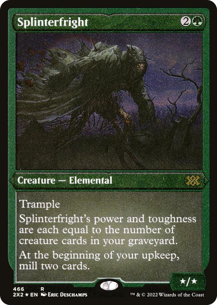 0466 Splinterfright (Foil Etched) R Double Masters 2022