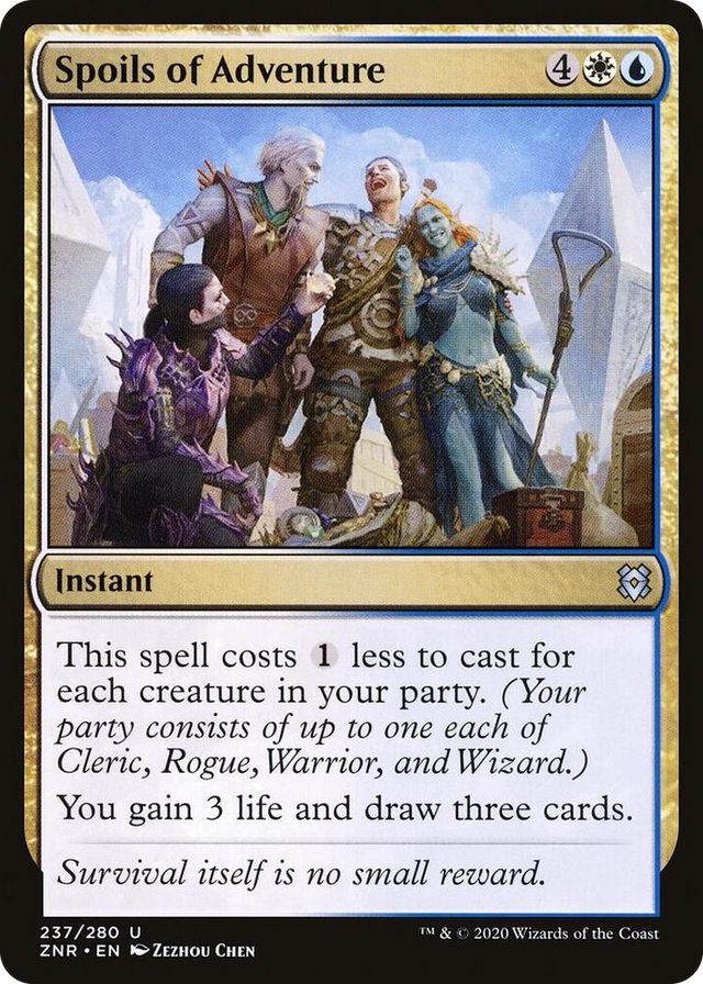 0237 Spoils of Adventure U Zendikar Rising