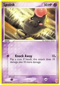 0007 Spoink Common EX Trainer Kit 2: Plusle & Minun