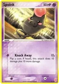 0007 Spoink Common EX Trainer Kit 2: Plusle & Minun