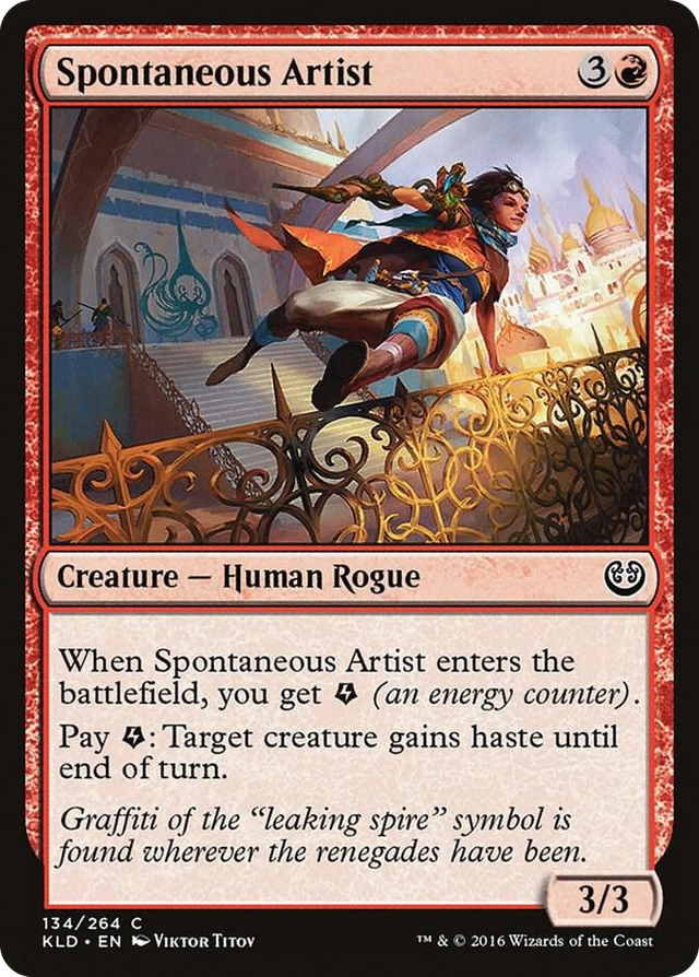 0134 Spontaneous Artist C Kaladesh