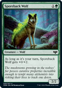 0223 Sporeback Wolf C Innistrad: Crimson Vow