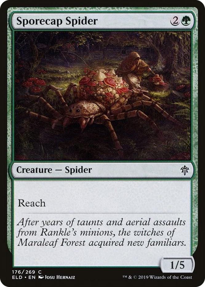 0176 Sporecap Spider C Throne of Eldraine