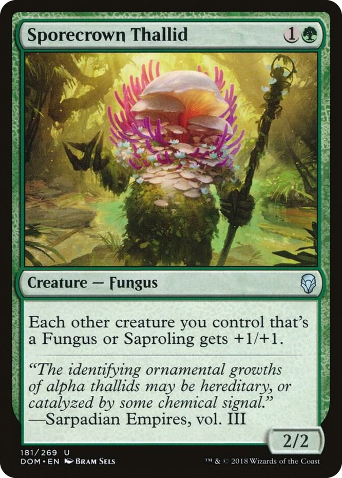 0181 Sporecrown Thallid U Dominaria