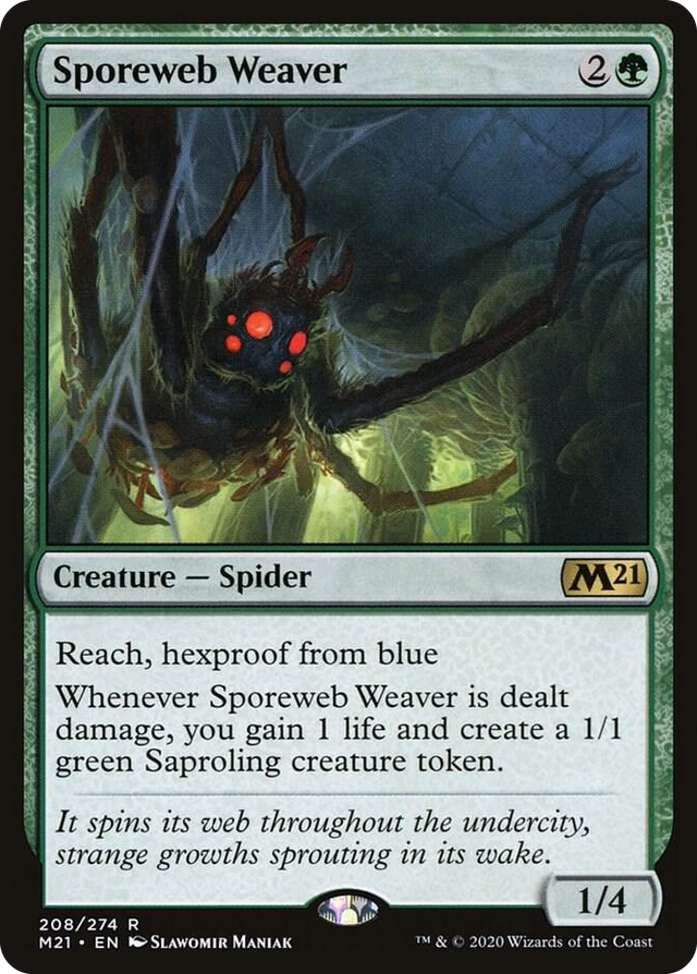 0208 Sporeweb Weaver R Core Set 2021