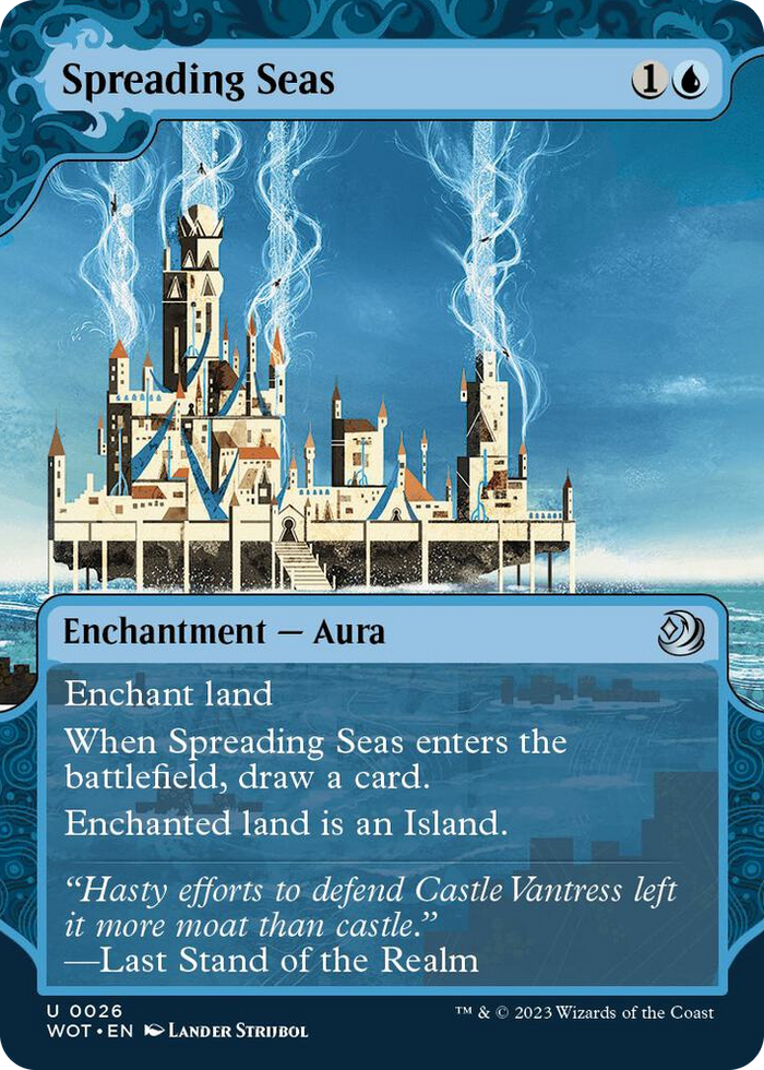 Spreading Seas #26 U - Wilds of Eldraine: Enchanting Tales Pokemon card
