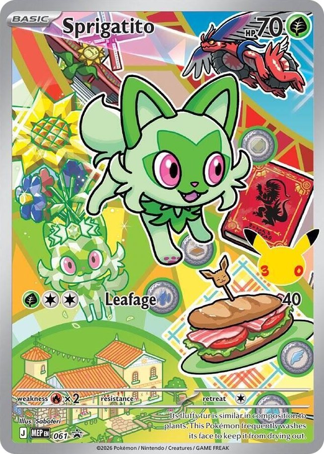 0061 Sprigatito -  061 Promo First Partner Collection 2026