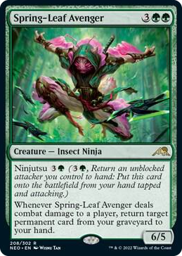 0208 Spring-Leaf Avenger R Kamigawa: Neon Dynasty