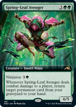 0481 Spring-Leaf Avenger (Extended Art) R Kamigawa: Neon Dynasty