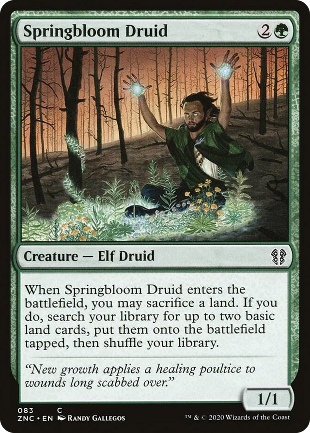 0083 Springbloom Druid C Commander: Zendikar Rising