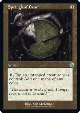 0055 Springleaf Drum U The Brothers' War: Retro Frame Artifacts