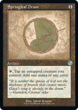 0118 Springleaf Drum (Schematic) U The Brothers' War: Retro Frame Artifacts
