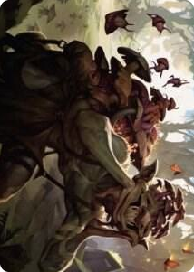 0038 Sprouting Goblin Art Card S Art Series: Dominaria United