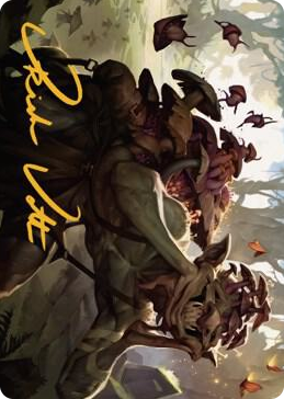 0038 Sprouting Goblin Art Card (Gold-Stamped Signature) S Art Series: Dominaria United