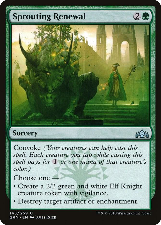0145 Sprouting Renewal U Guilds of Ravnica