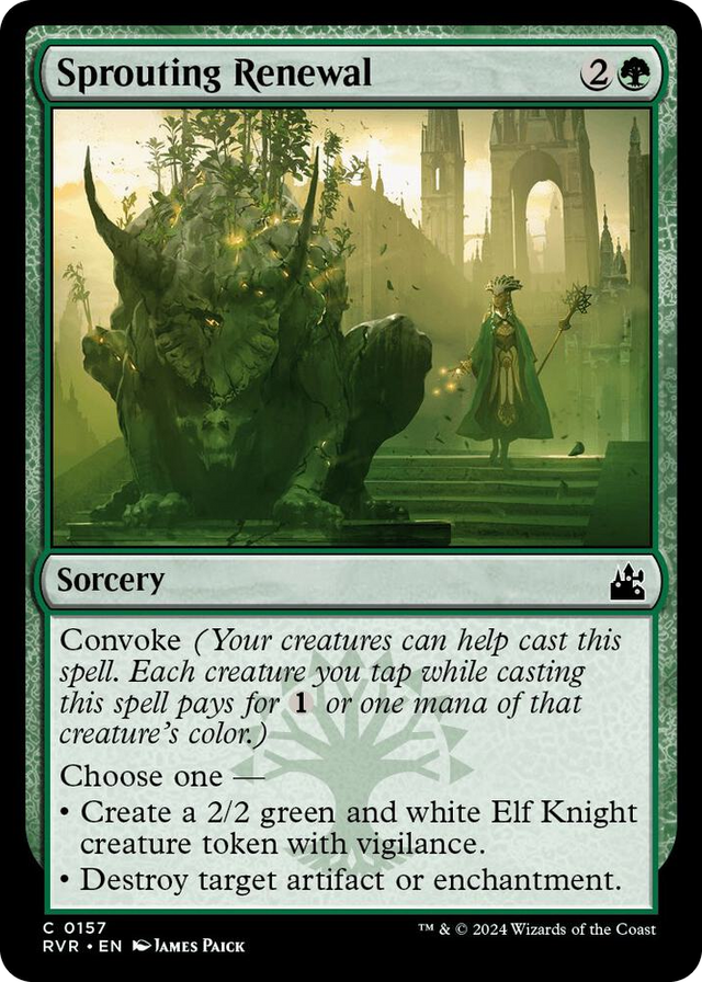 0157 Sprouting Renewal C Ravnica Remastered