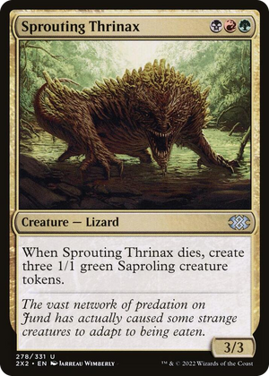 0278 Sprouting Thrinax U Double Masters 2022
