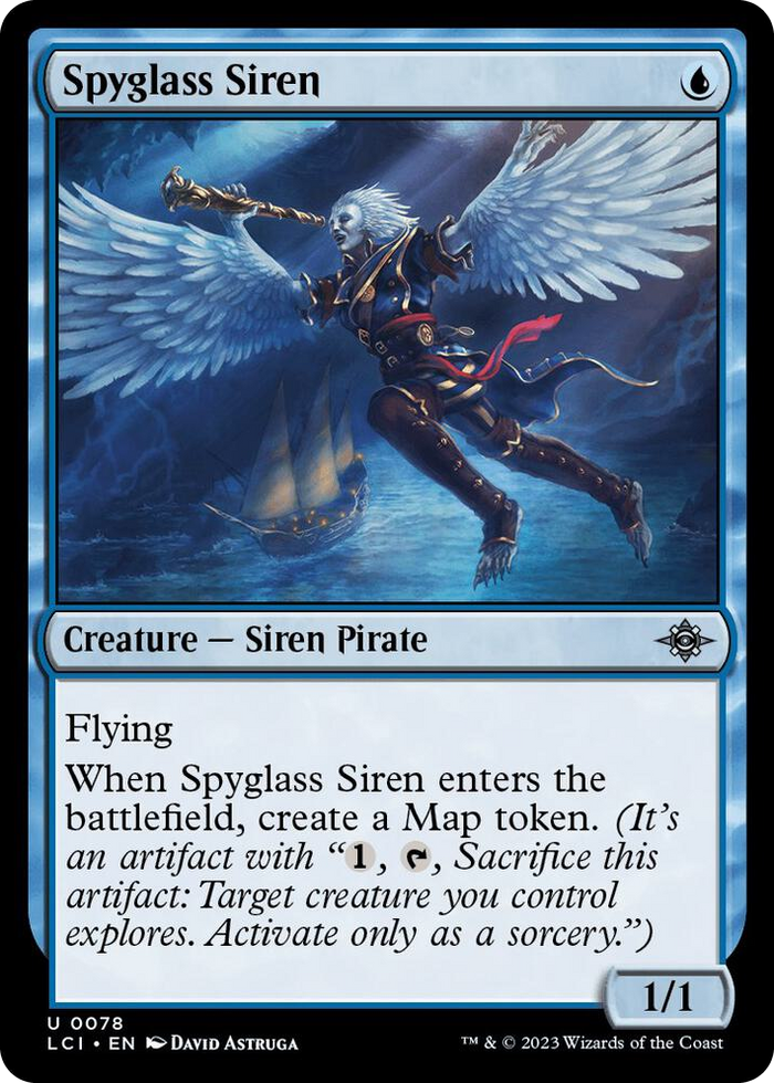 Spyglass Siren #78 U - The Lost Caverns of Ixalan Pokemon card