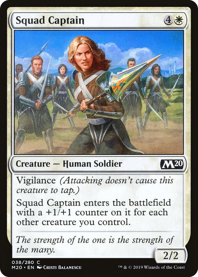 0038 Squad Captain C Core Set 2020