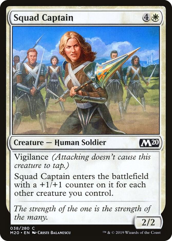 0038 Squad Captain C Core Set 2020