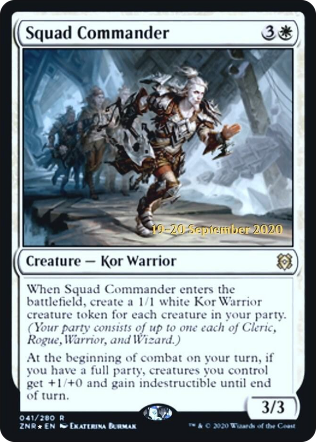 0041 Squad Commander R Prerelease Cards
