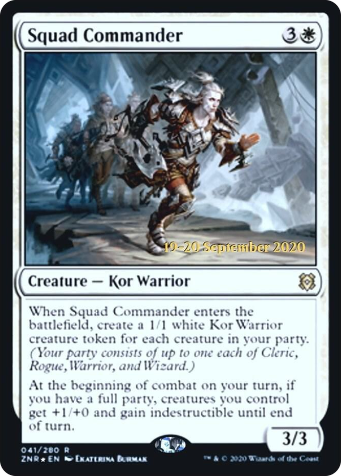 0041 Squad Commander R Prerelease Cards